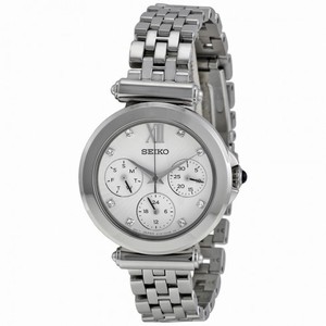 Seiko Multi-function Silver Dial Stainless Steel Ladies Watch SKY701P1