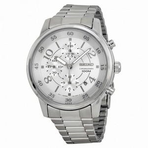 Seiko Neo Sport Chronograph Silver Dial Stainless Steel Men's Watch SNDW87