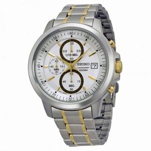 Seiko Neo Sports White Dial Two-tone Men's Watch SKS447