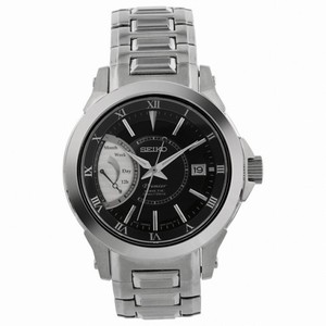 Seiko Premier Kinetic Direct Drive Stainless Steel Men's Watch SRG001