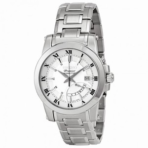 Seiko Premier Kinetic Silver Dial Stainless Steel Men's Watch SRN037