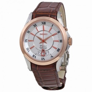 Seiko Premier Rose Gold-tone Men's Watch SNQ126