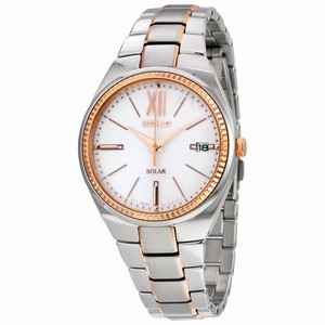 Seiko Recraft Silver Dial Two-tone Ladies Watch SNE878