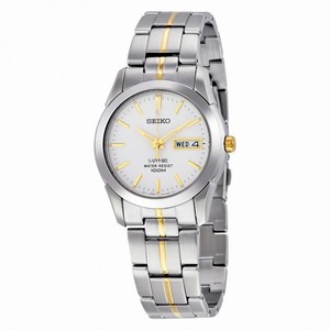 Seiko Sapphire White Dial Stainless Steel Ladies Watch SGG719