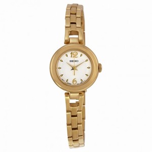 Seiko Silver Dial Gold-tone Stainless Steel Ladies Watch SXGN80