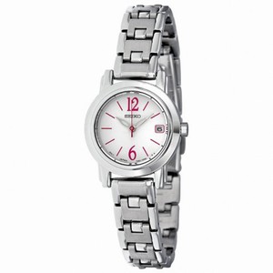 Seiko Silver Dial Purple Markers Ladies Watch SXDC69