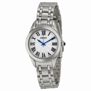 Seiko Silver Dial Stainless Steel Ladies Watch SRZ383