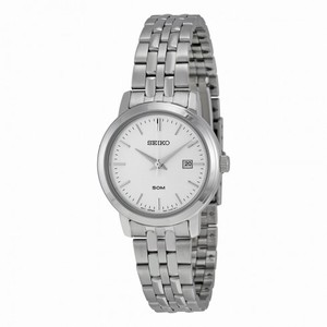 Seiko Silver Dial Stainless Steel Ladies Watch SUR831