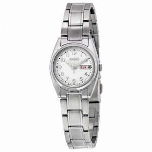 Seiko Silver Dial Stainless Steel Ladies Watch SXA133