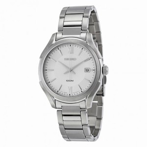 Seiko Silver Dial Stainless Steel Men's Watch SGEF67