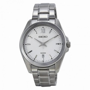 Seiko Silver Dial Stainless Steel Men's Watch SGEG59
