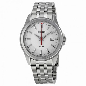 Seiko Silver Dial Stainless Steel Men's Watch SGEG83
