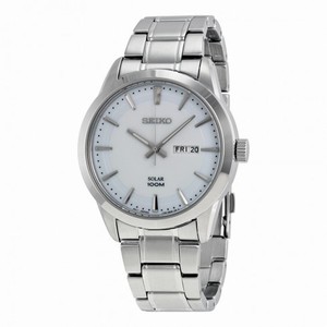 Seiko Silver Dial Stainless Steel Men's Watch SNE359P1S