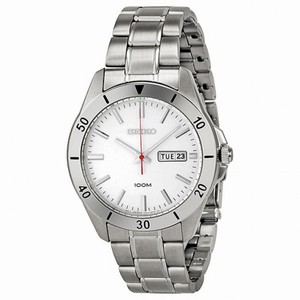 Seiko Silver Dial Stainless Steel Men's Watch SGGA73