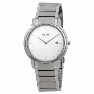 Seiko Silver Dial Stainless Steel Men's Watch SKP385