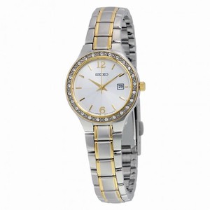 Seiko Silver Dial Two-tone Ladies Watch SUR752