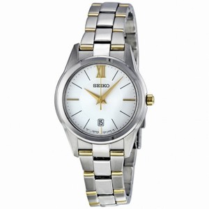 Seiko Silver Dial Two Tone Stainless Steel Ladies Watch SXDC81