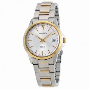 Seiko Silver Dial Two Tone Stainless Steel Men's Watch SGEF54