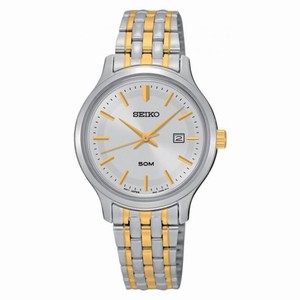 Seiko Silver Dial Two-tone Stainless Steel Quartz Ladies Watch SUR793