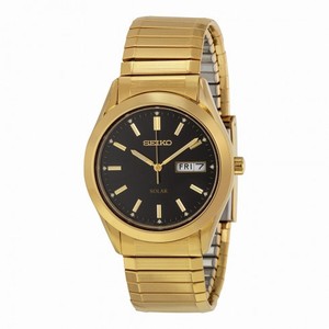 Seiko Solar Quartz Expansion Bracelet Men's Watch SNE060