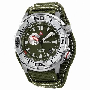 Seiko Superior Automatic Army Green Dial Green Canvas Men's Watch SSA055