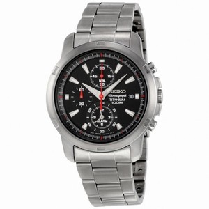 Seiko Titanium Chronograph Men's Watch SNAE47