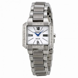 Seiko Tressia White Dial Stainless Steel Ladies Watch SUP237