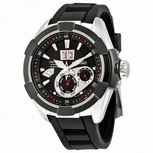 Seiko Velatura Kinetic Black Dial Black Rubber Men's Watch SNP101P2