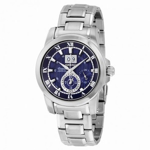 Seiko Velatura Kinetic Blue Dial Stainless Steel Men's Watch SNP113