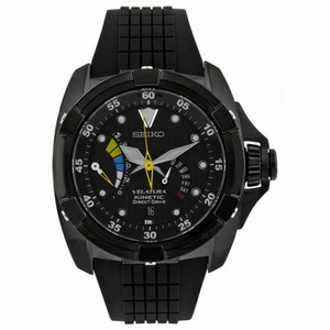 Seiko Velatura Kinetic Direct Drive Black Dial Men's Watch SRH013