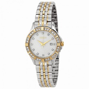 Seiko White Dial Two-tone Ladies Watch SXDF16