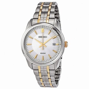 Seiko White Dial Two-tone Men's Watch SGEG07
