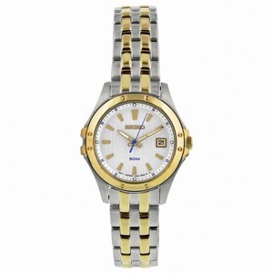 Seiko White Dial Two-tone Stainless Steel Ladies Watch SXDC96