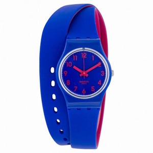 Swatch Biko Bloo Blue and Pink Ladies Watch LS115