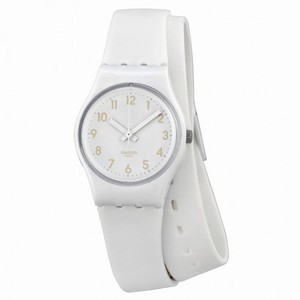 Swatch Cool Breeze White Silicone Ladies Watch LW134C