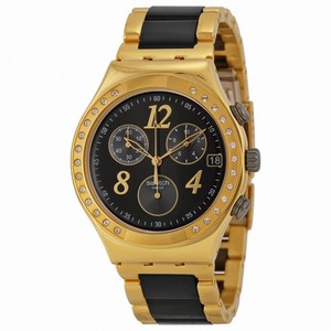 Swatch Dreamnight Yellow Chronograph Ladies Watch YCG405G
