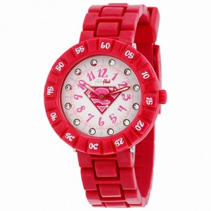 Swatch Flik Flak Supergirl White Dial Pink Girls Watch ZFFLP003