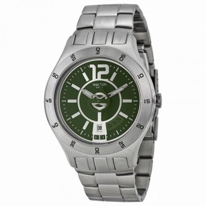 Swatch In a Green Mode Olive Green Dial Stainless Steel Men's Watch YTS407G