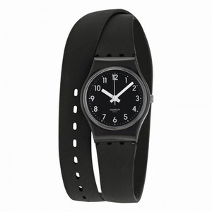 Swatch Lady Black Silicone Ladies Watch LB170