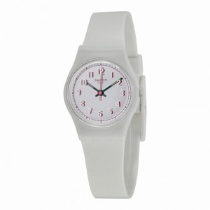 Swatch Lady Spy Grey Dial White Plastic Ladies Watch LM139