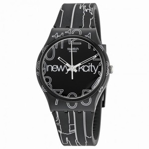 Swatch Originals Lines in the Sky Black Dial Unisex Watch GZ209