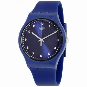 Swatch Originals Mono Blue Dial Silicone Men's Watch SUON116