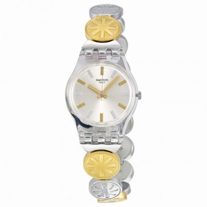 Swatch Originals Silver Stainless Steel Quartz Ladies Watch LK348G