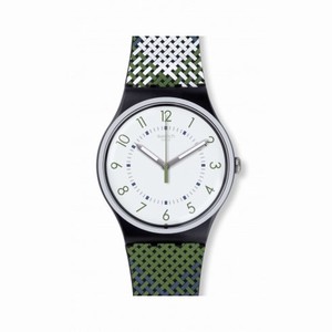 Swatch Pull- Over White Dial Men's Casual Watch SUON115