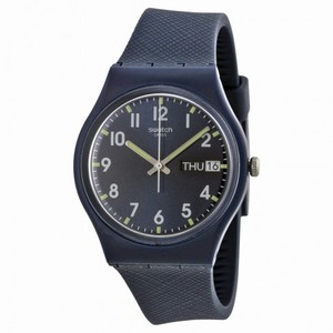 Swatch Sir Blue Blue Dial Blue Silicone Unusex Watch GN718
