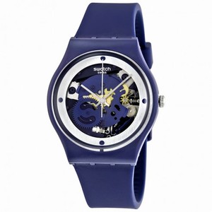 Swatch Squelette Blue Skeleton Dial Ladies Watch GN245