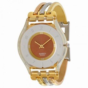 Swatch Tri-Gold Small Ladies Watch SFK240B