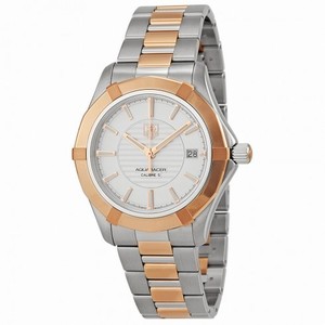 Tag Heuer Aquaracer Automatic Stainless Steel and 18kt Rose Gold Men's Watch WAP2150BD0839