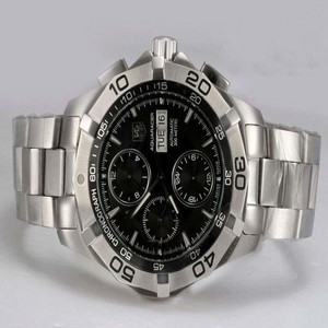 TAG Heuer Aquaracer CAF2010.BA0815 Black Dial Stainless Steel Case Watch