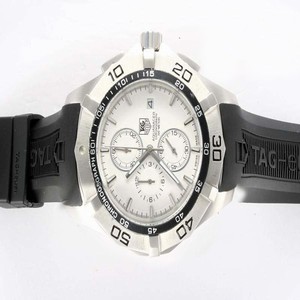 TAG Heuer Aquaracer CAF2010.FT8011 Automatic Chronograph 40mm White Dial Watch